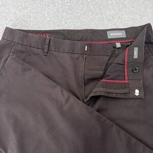 Bonobos Tuesday Straight‎ Leg Dress Pants 35x30 Stretch Brown Workwear Classic